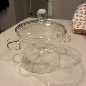 Clear Glass Jar with Lid